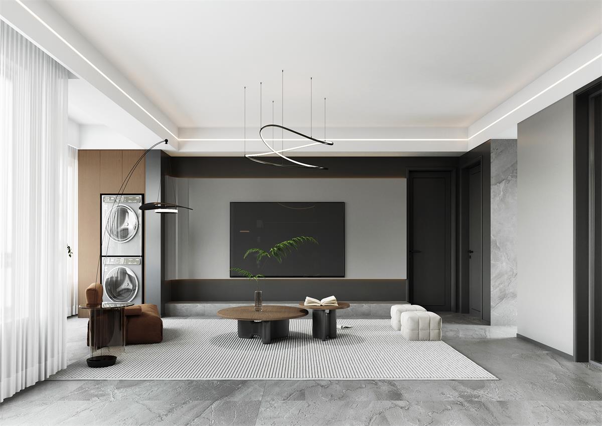 國府壹號| 驚艷！147㎡黑色簡約家，又A又颯高級感直接拉滿