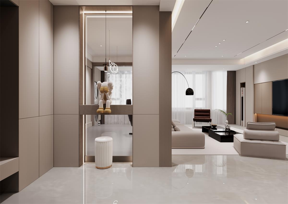 玉庭華府146㎡ | 自帶高級(jí)感的意式極簡家，一進(jìn)門就想哇塞！