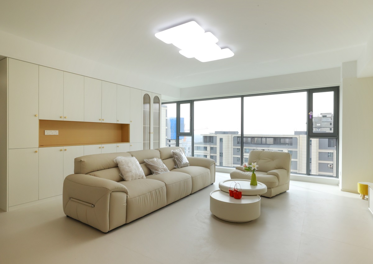 實(shí)景 | 萬(wàn)錦公館143㎡奶油風(fēng)，藏進(jìn)角落里的寫(xiě)意自然，讓焦慮瞬間清零！