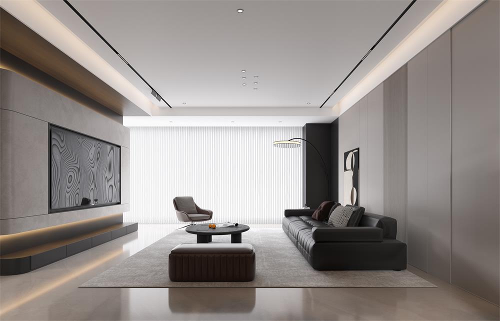 中海華樾133㎡ | 看不膩的「黑白極簡(jiǎn)」王炸組合！高級(jí)感原地封神！