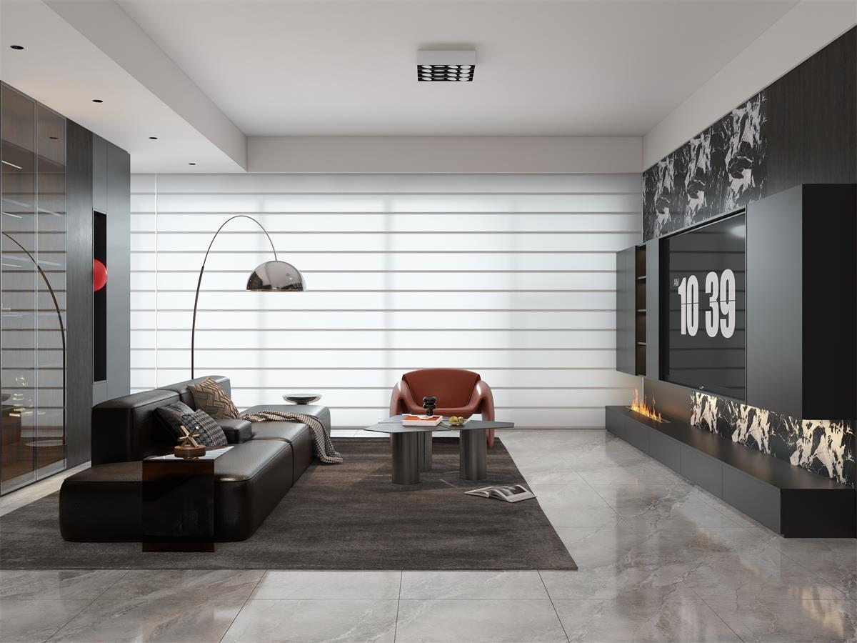 萬(wàn)科錦曜 | 暗黑美學(xué)天花板！他家129㎡意式風(fēng)太驚艷了！