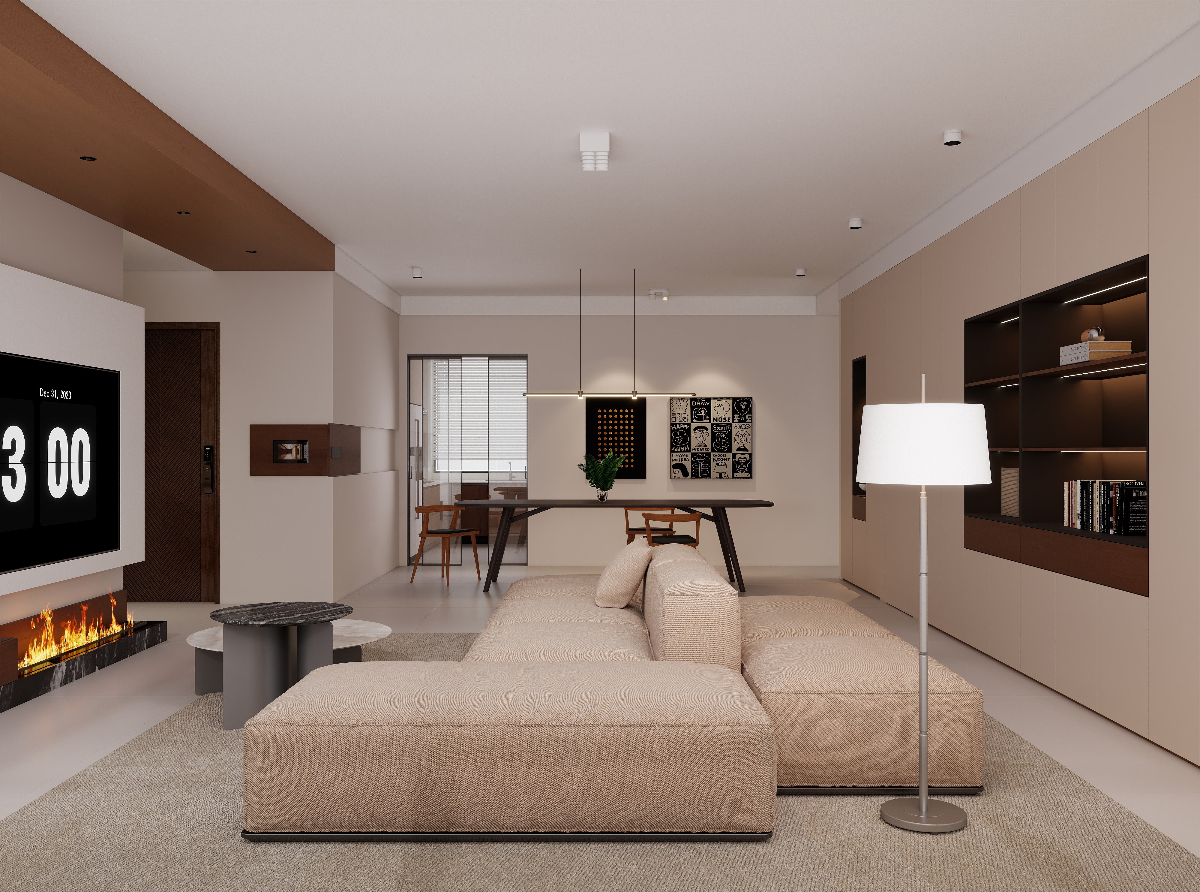 民生北府143㎡ | 極簡主義的生活哲學(xué)，在市中心過上隱居生活~