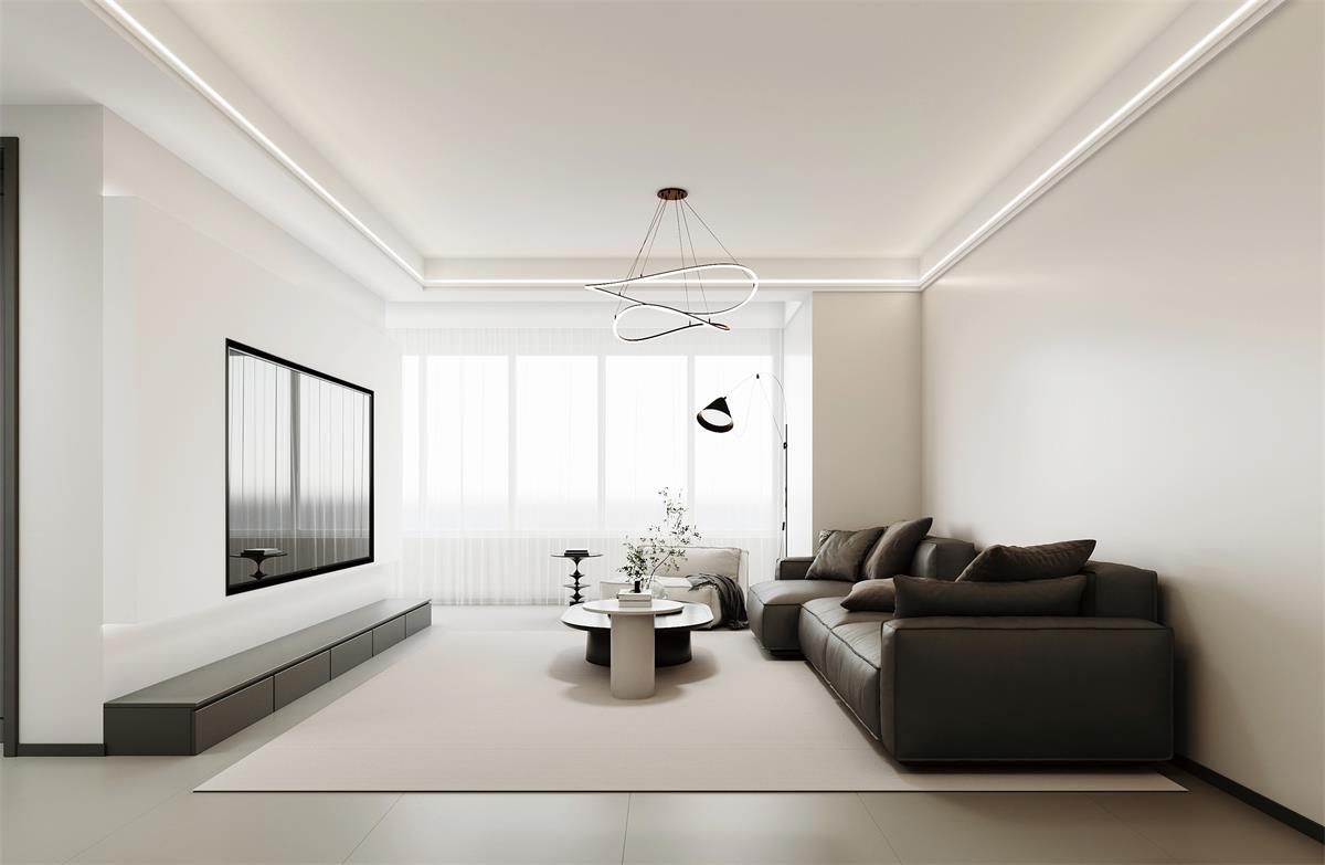 玉庭華府 | 憑啥這套130㎡簡約風能刷爆朋友圈？島臺+餐桌、床尾柜統(tǒng)統(tǒng)安排上！