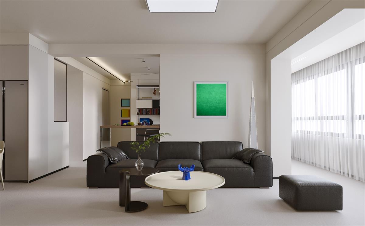 金地自在城 | 零零后獨(dú)居109㎡極簡家，全開放設(shè)計(jì)驚艷到我了！換你也上癮~