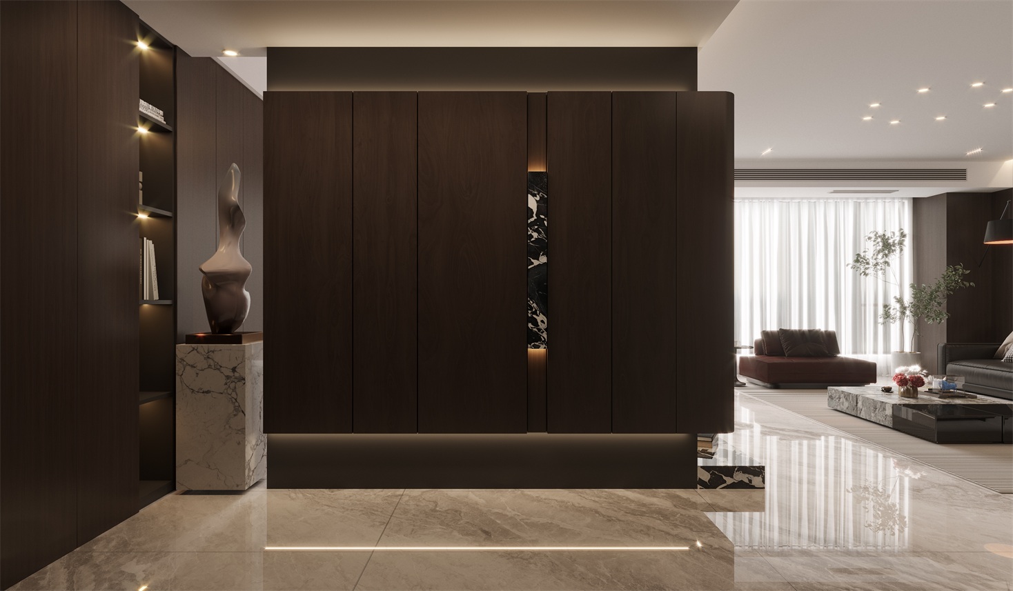 中海海樾133㎡ | 意式極簡風(fēng)又殺回來了！這高級(jí)感我真拒絕不了~