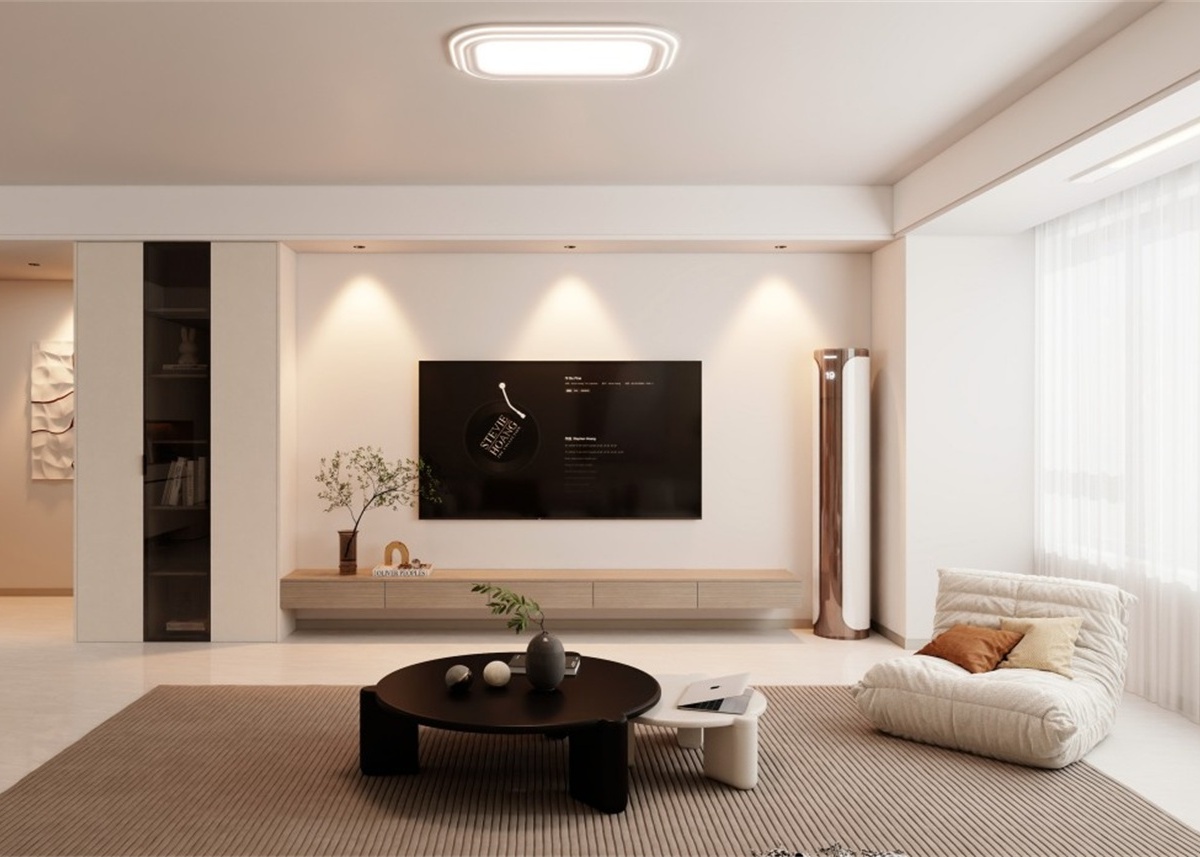 寧房云筑129㎡ | 不知道裝什么風格，就試試現(xiàn)代簡約風吧，不踩雷首選！