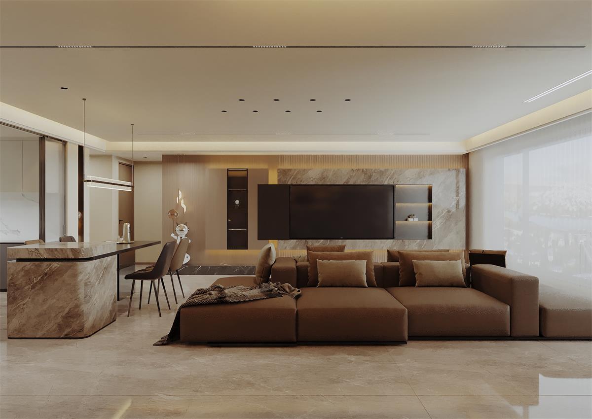 中恒央御143㎡ | 朋友說：品味不錯(cuò)哦！你家意式輕奢風(fēng)顯貴又好看