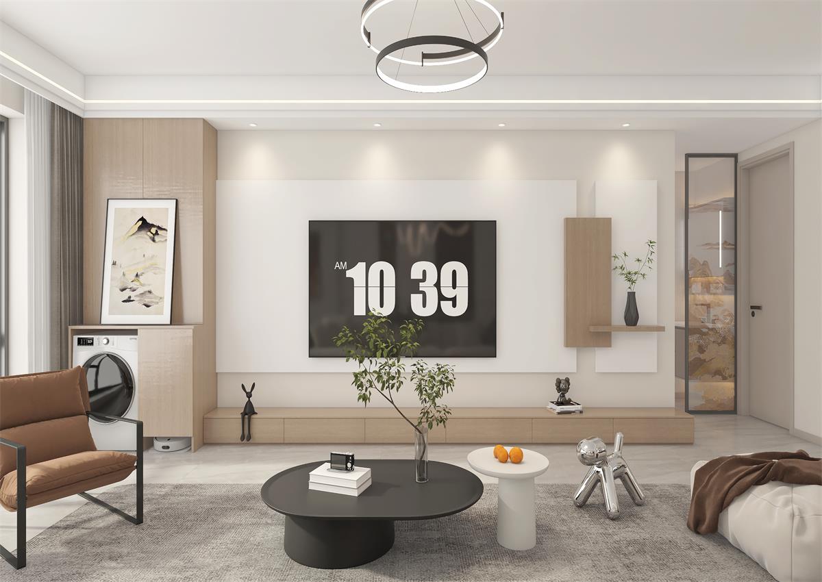 紫辰府128㎡ | 『奶油風(fēng)』不是刷個(gè)大白墻！溫馨、顯大、好打理才是核心！