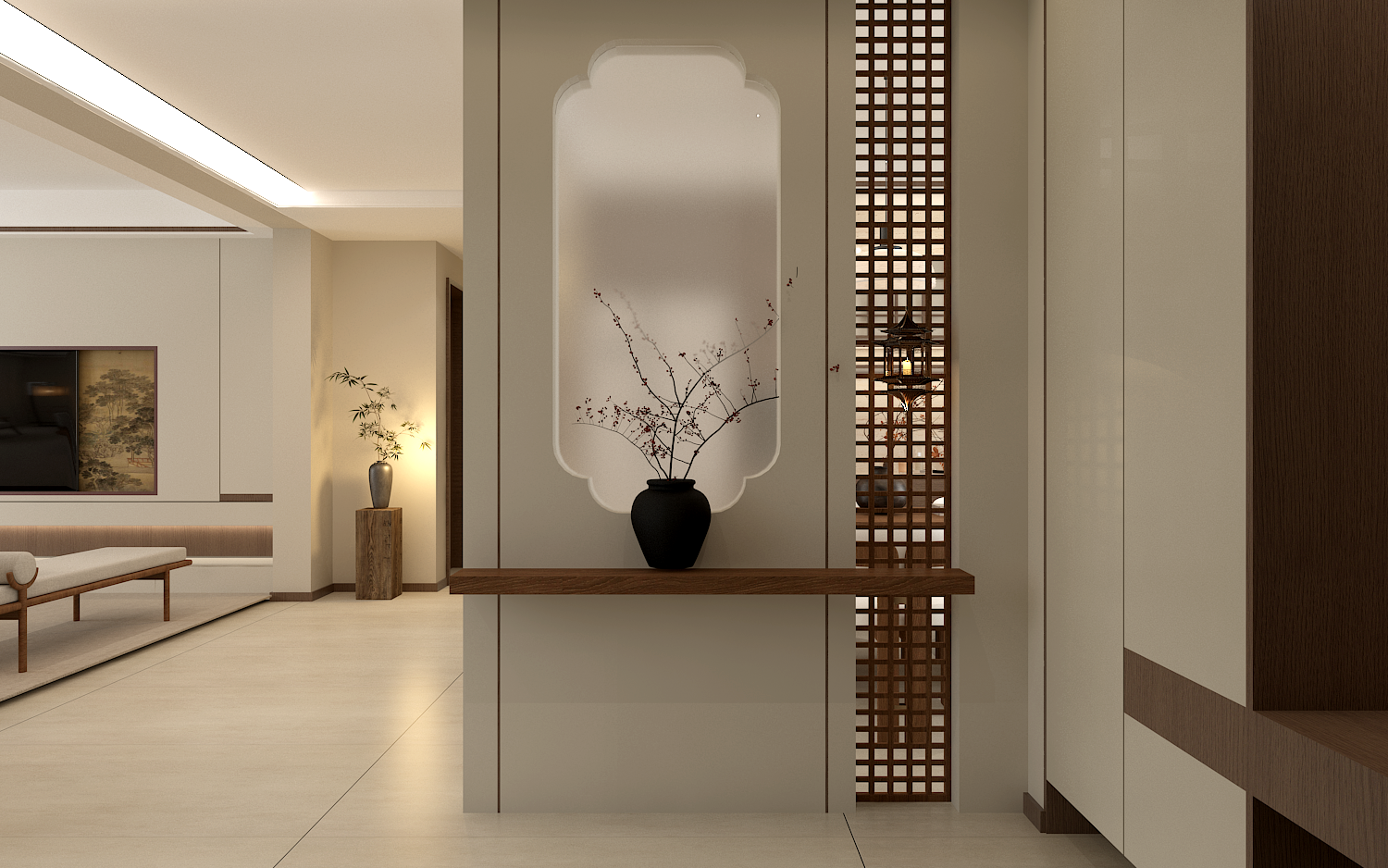 銀稅花園148㎡ | 出租房改造成這樣算不算成功？這個(gè)宋式美學(xué)的家簡(jiǎn)直贏(yíng)麻了！