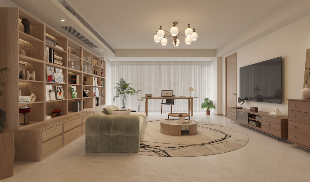 舊房改造 | 住進知識分子味的松弛原木家，170平“高智感”百看不厭！