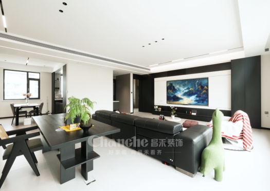 吳忠天宸灣·完工實(shí)景 | 越簡(jiǎn)單越高級(jí)！黑白極簡(jiǎn)風(fēng)完美落地~