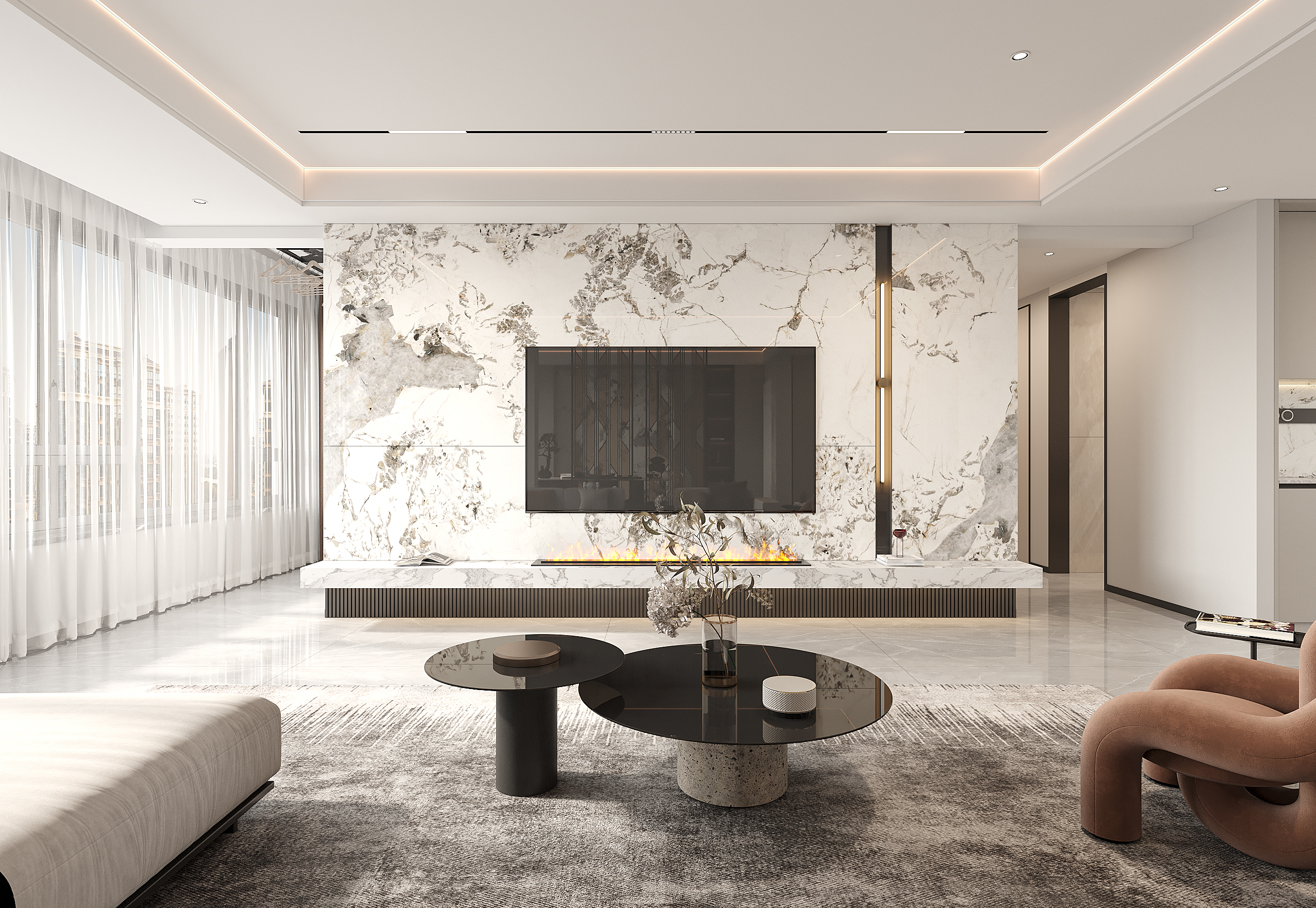 中房璽悅灣 177㎡ 現(xiàn)代風(fēng)格裝修設(shè)計(jì)效果圖 中房璽悅灣 177㎡ 現(xiàn)代風(fēng)格裝修設(shè)計(jì)效果圖