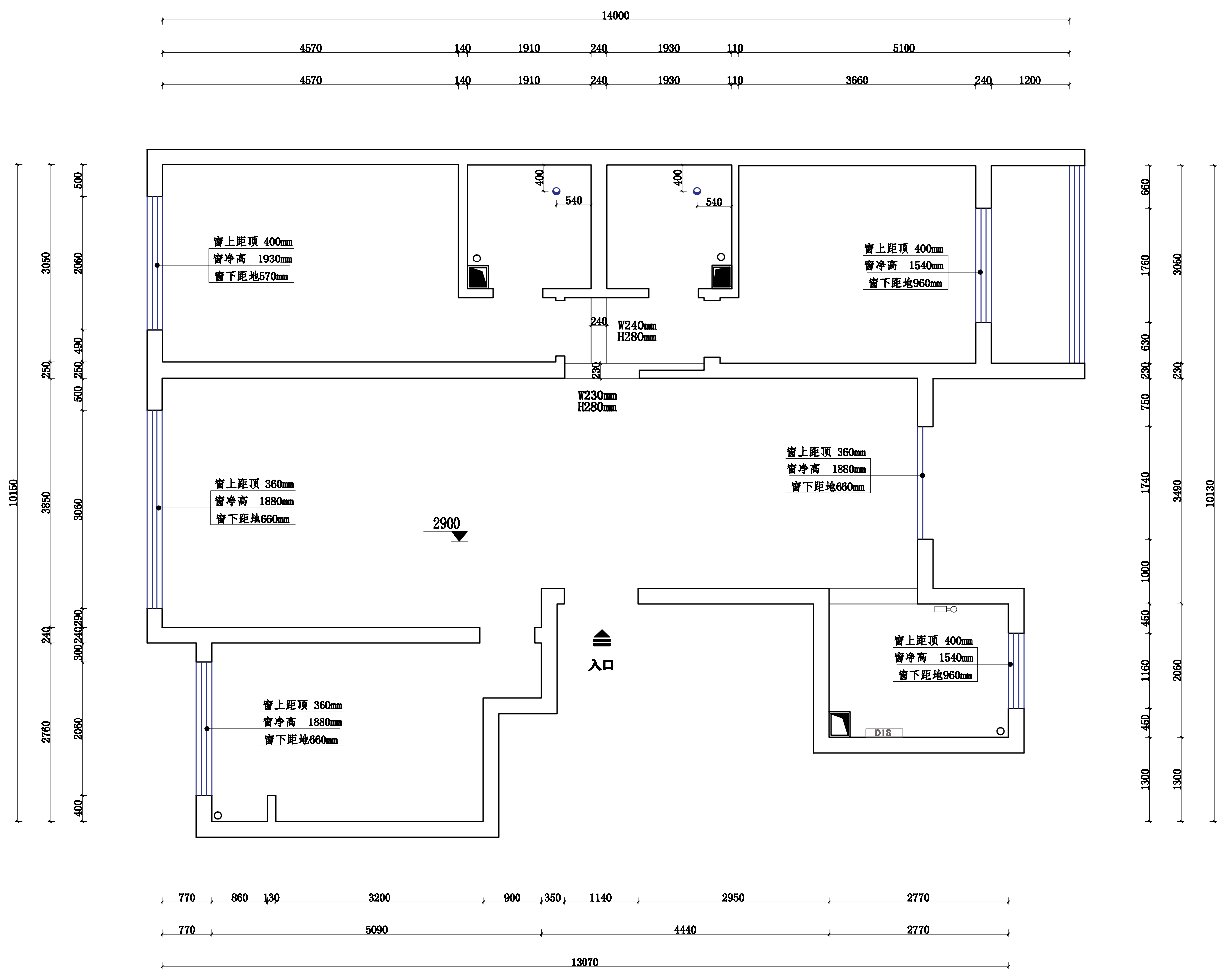 公園華府三期10號樓136原始結構_00_看圖王